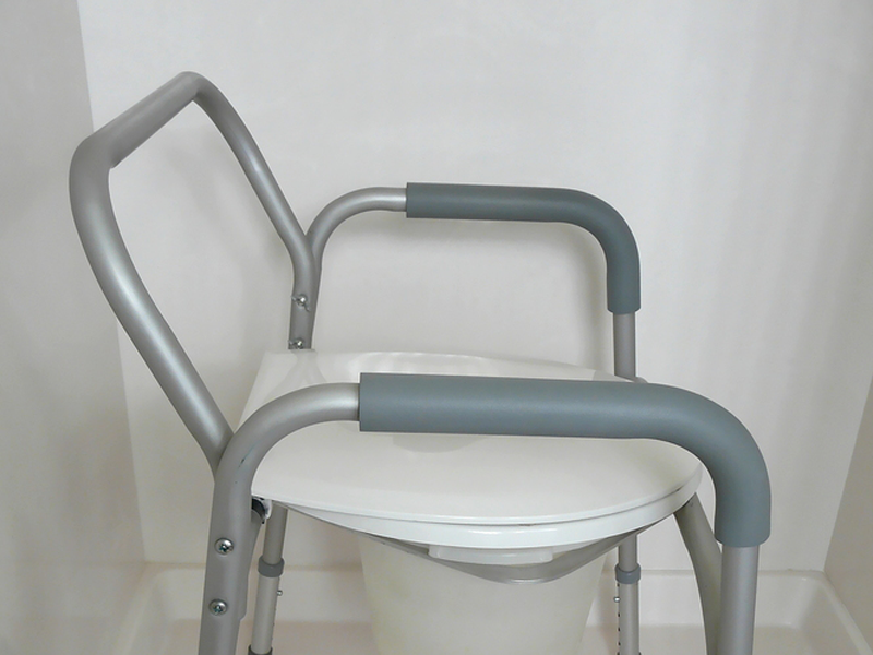 handicap toilet seat with handles
