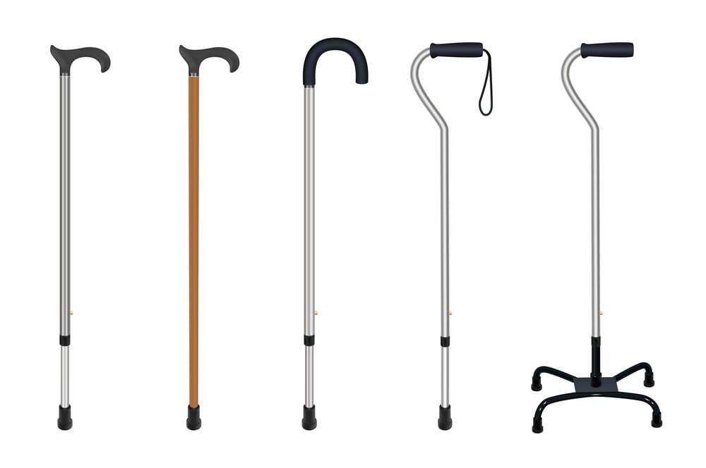 different walking canes