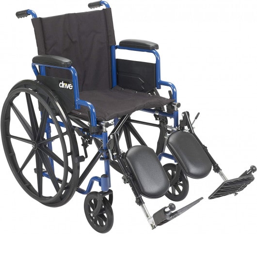 drive medical blue streak wheelchair
